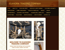 Tablet Screenshot of elkhorntrading.net